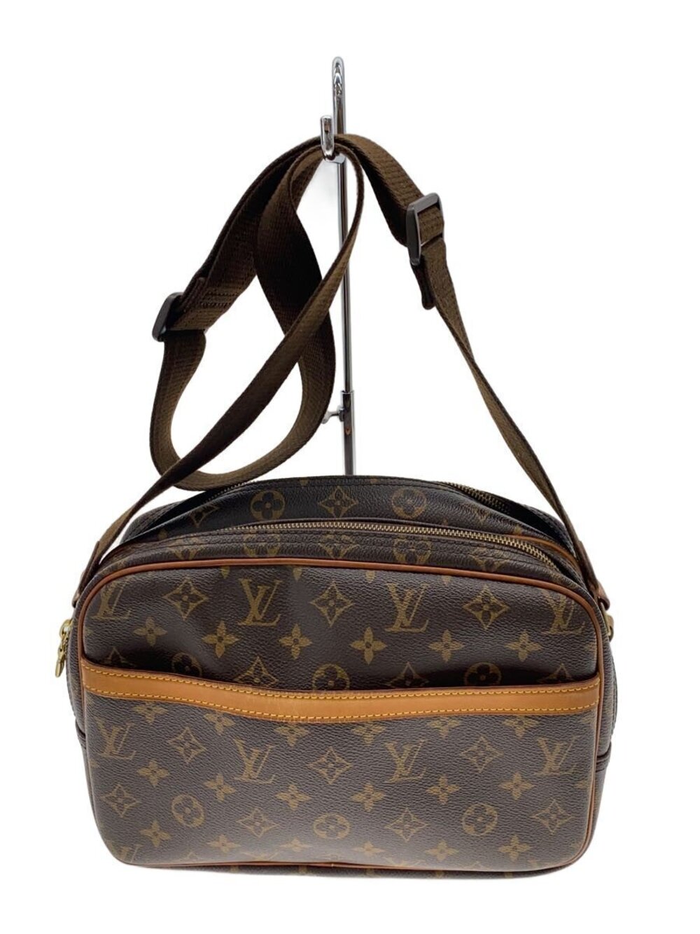 LOUIS VUITTON Reporter Monogram Canvas Brown